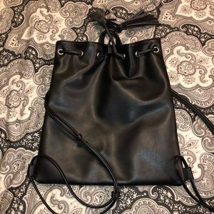 Forever 21 black backpack/purse